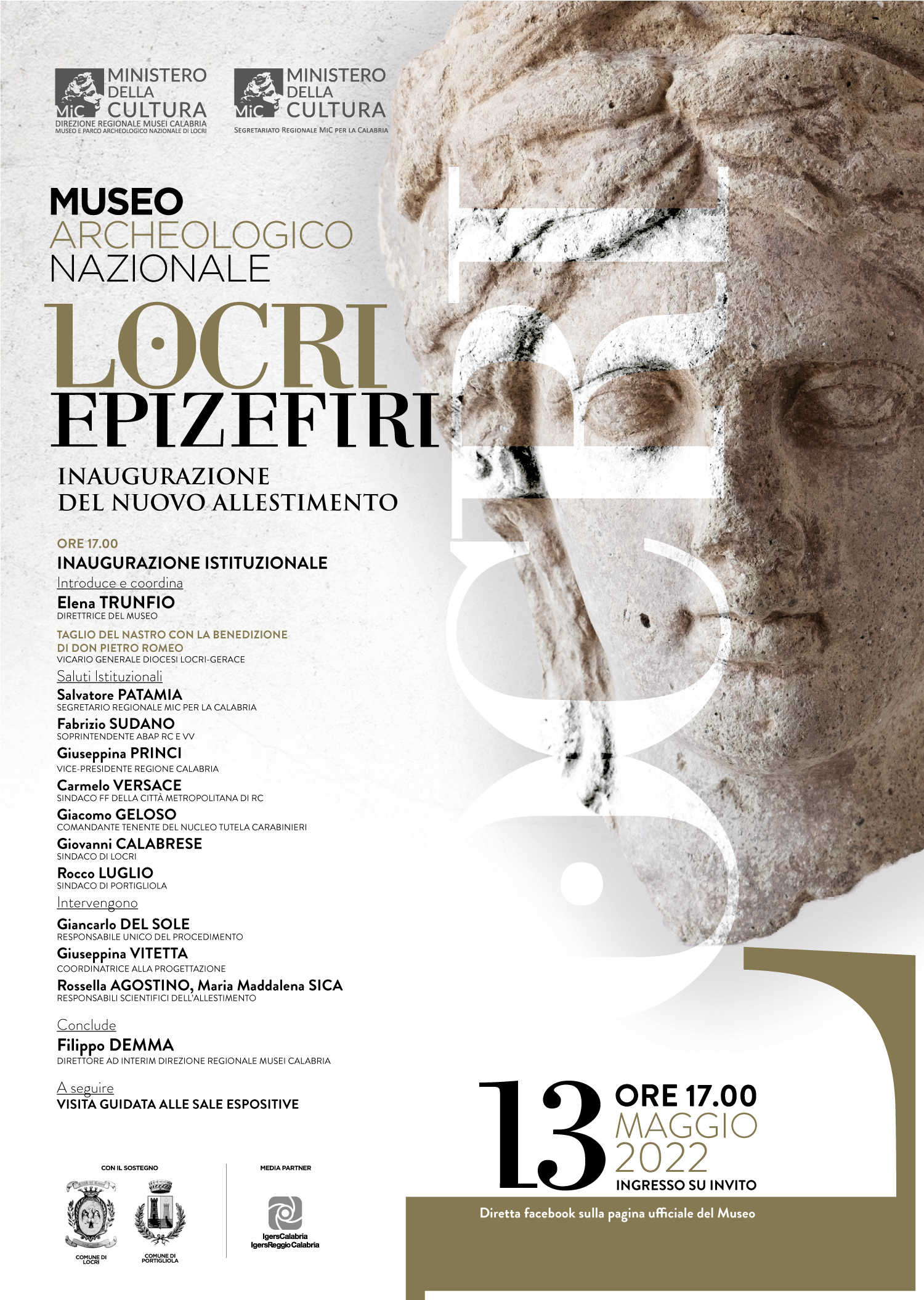 locandina cerimonia inaugurazione